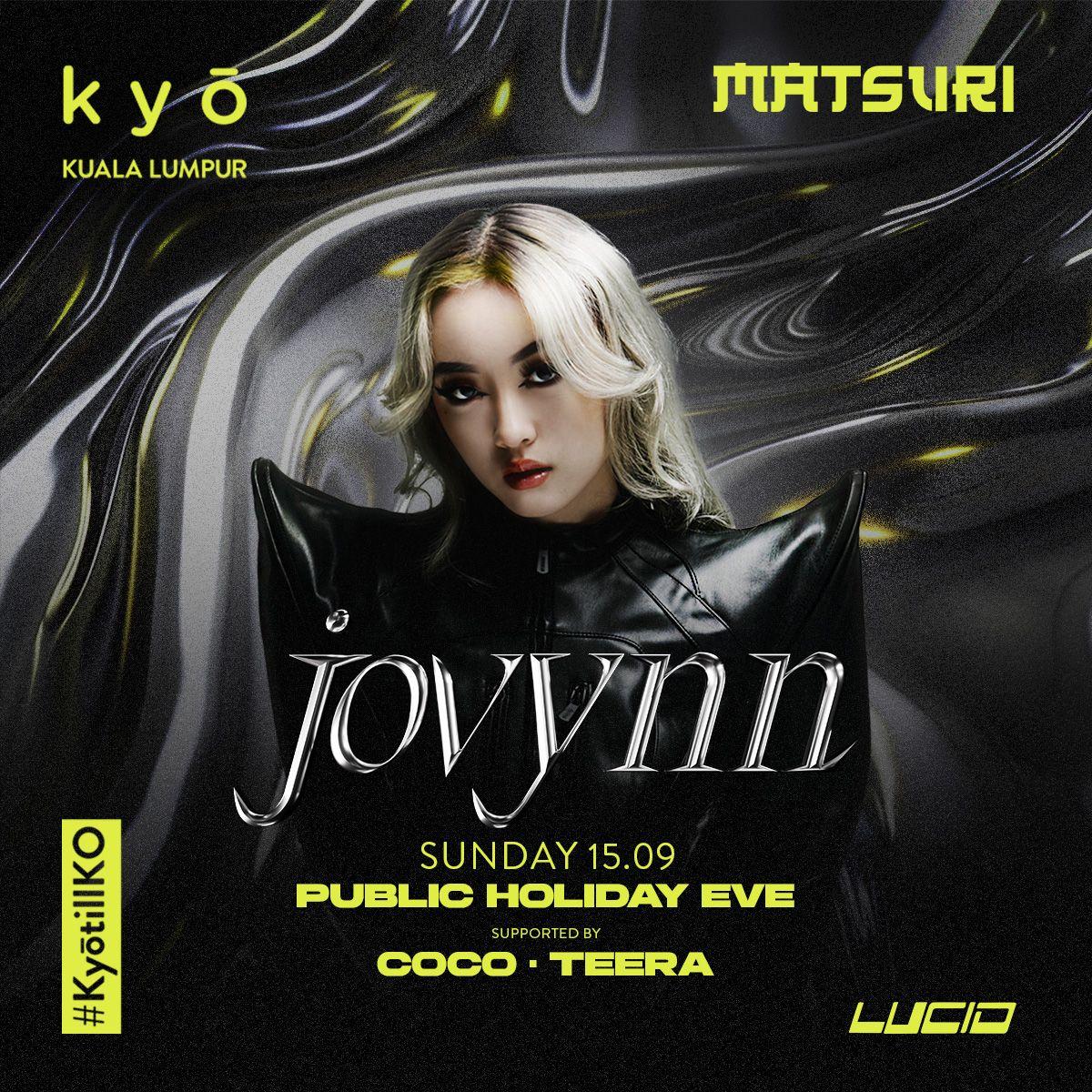 JOVYNN at Kyo KL