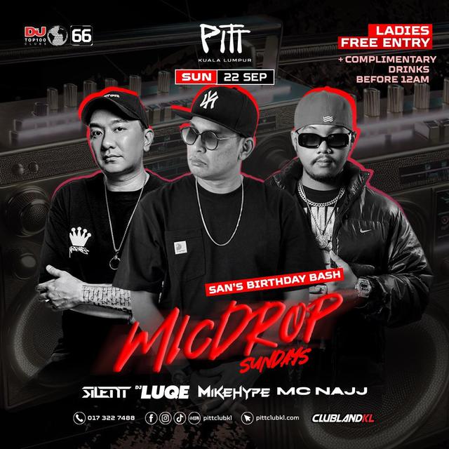 MICDROP SUNDAYS at Pitt Club KL