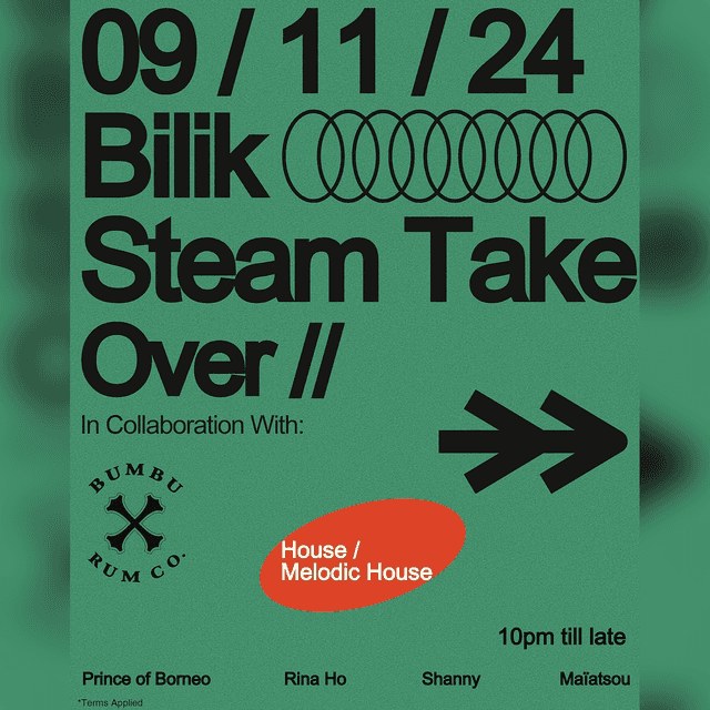 BILIK STEAM TAKEOVER at Salty Sippy