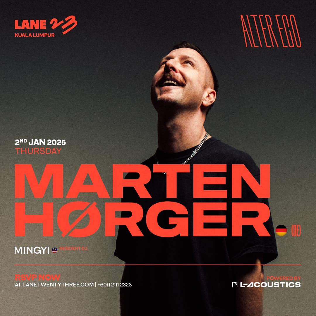 MARTEN HØRGER at Lane 23